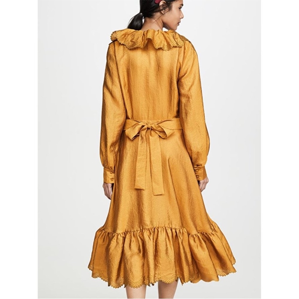 Stine Goya Steffi Gold Wrap Dress - Picture 11 of 14